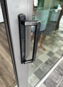 Sliding door handle repair